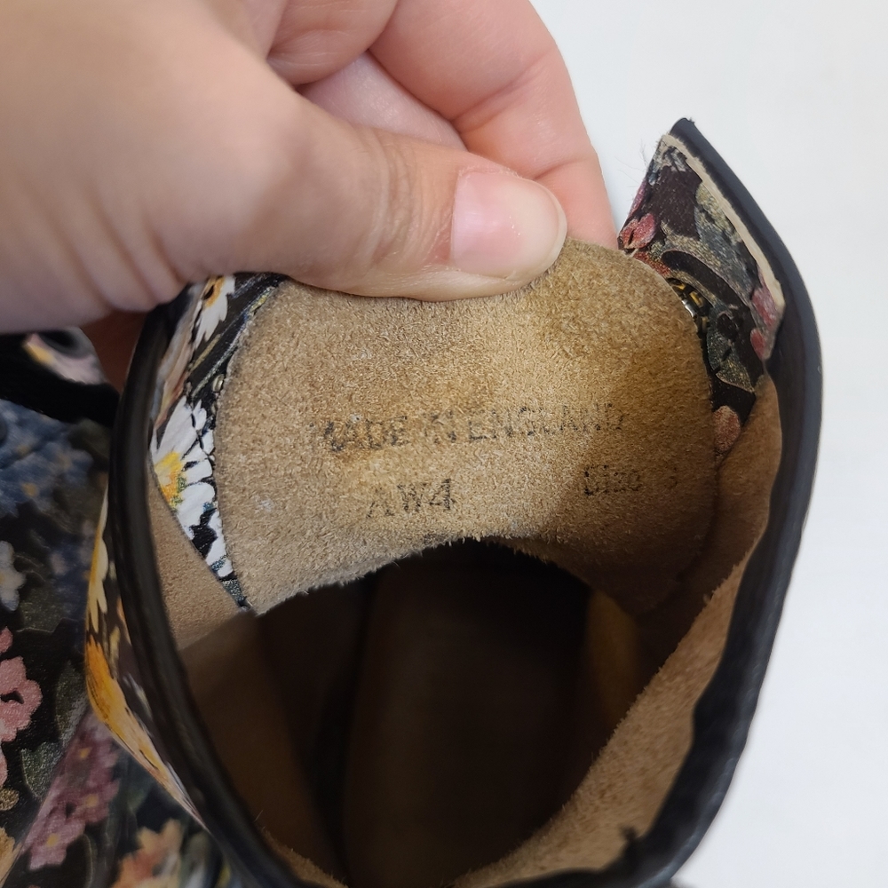 Dr. Martens | Floral Vintage Made in England Combat Boots Size UK 3 - Picture 9 of 14